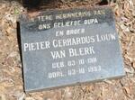 BLERK Pieter Gerhardus Louw, van 1911-1993