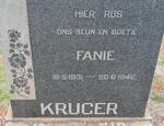 KRUGER Fanie 1931-1942