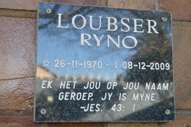 LOUBSER Ryno 1970-2009