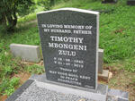 ZULU Timothy Mbongeni 1943-2013