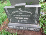 WESTHUIZEN Hermanus, van der 1931-1983