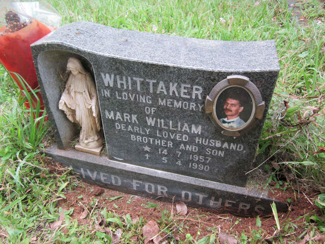 WHITTAKER Mark William 1957-1990