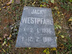 WESTFAHL Jack Lawrence 1936-1981