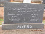 MYERS Sim Meyer -1975 & Bertha Kathleen -1947