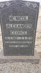 McNICOL Alexander George 1889-1970