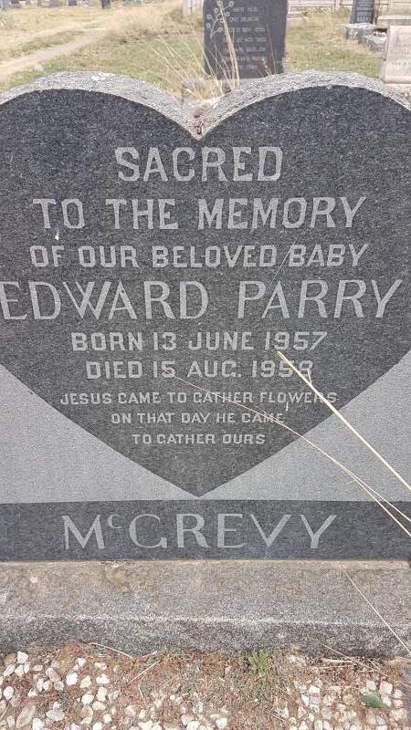McGREVY Edward Parry 1957-1958