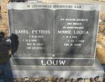 LOUW Sarel Petrus 1923-1992 & Minnie Louisa 1926-1980