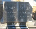 LUBBE Schalk 1920-1983 & Stella 1920-1982