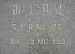 REID W.L. 1912-1960