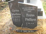 ROOS Petrus Phillipus 1938- & Gavina Marthina COLLINS 1946-2012