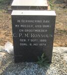 ROSSOUW C.P.M. 1895-1974