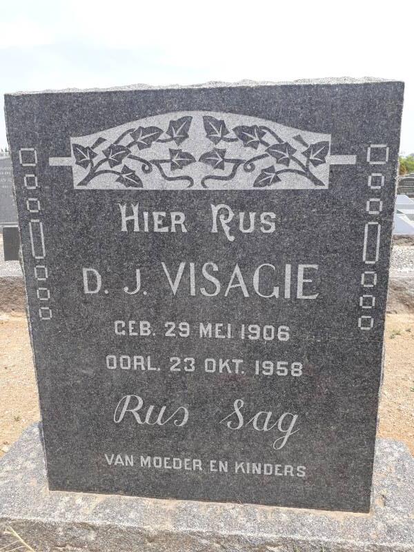 VISAGIE D.J. 1906-1958