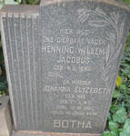 BOTHA Henning Willem 1888- & Johanna Elizabeth NEL 1891-1960