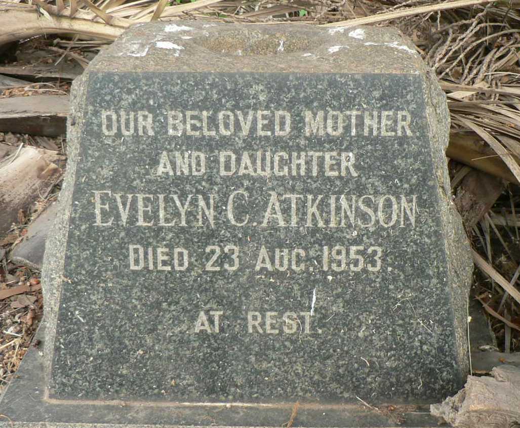 ATKINSON Evelyn C. -1953