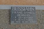 BUSSIAHN Frans Daniel Herman 1904-1990