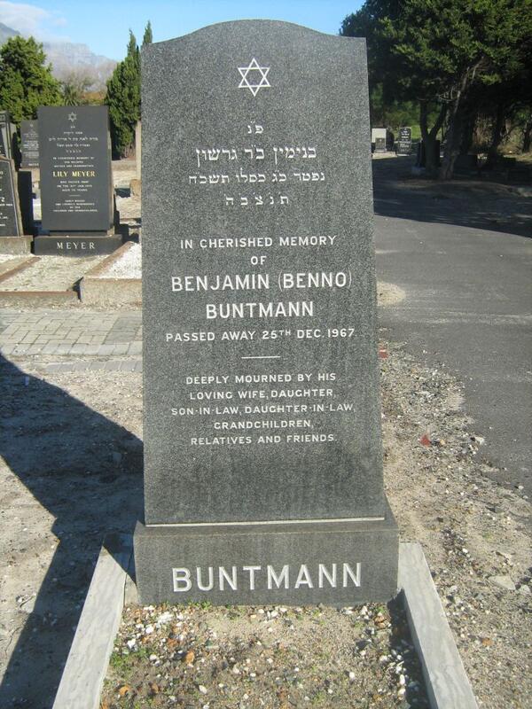 BUNTMAN Benjamin -1967