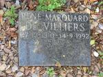 VILLIERS Rene Marquard, de 1910-1992