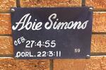 SIMONS Abie 1955-2011