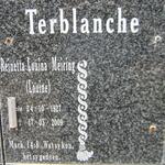 TERBLANCHE Reinetta Louina Meiring 1927-2009