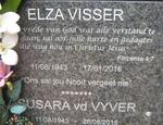 VISSER Elza 1943-2016 :: V.D. VYVER Susara 1943-2015