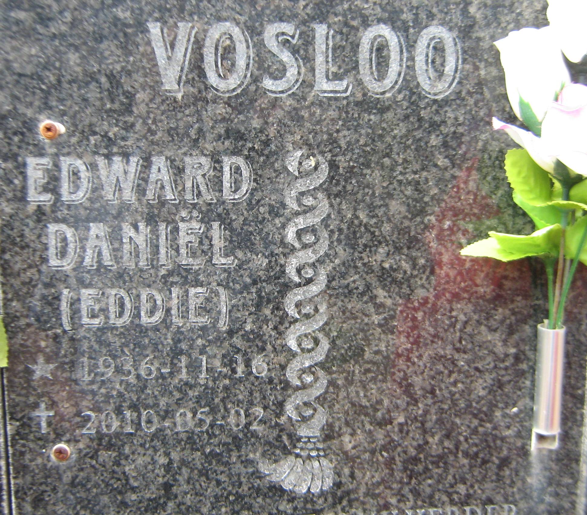 VOSLOO Edward Daniel 1936-2010