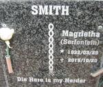 SMITH Magrietha nee SERFONTEIN 1932-2015