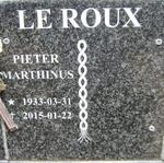 ROUX Pieter Marthinus, le 1933-2015