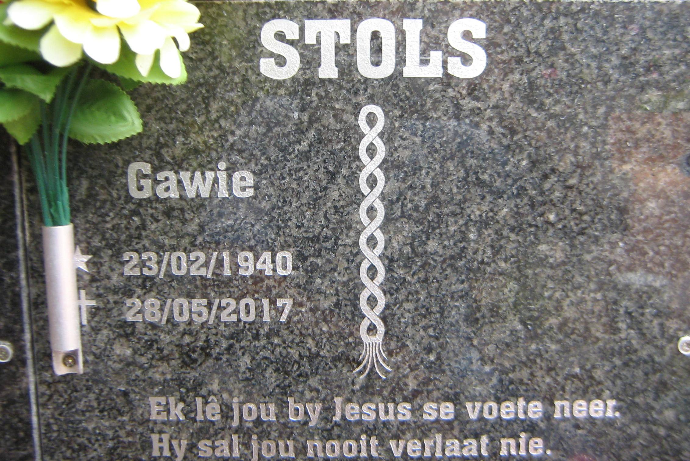 STOLS Gawie 1940-2017