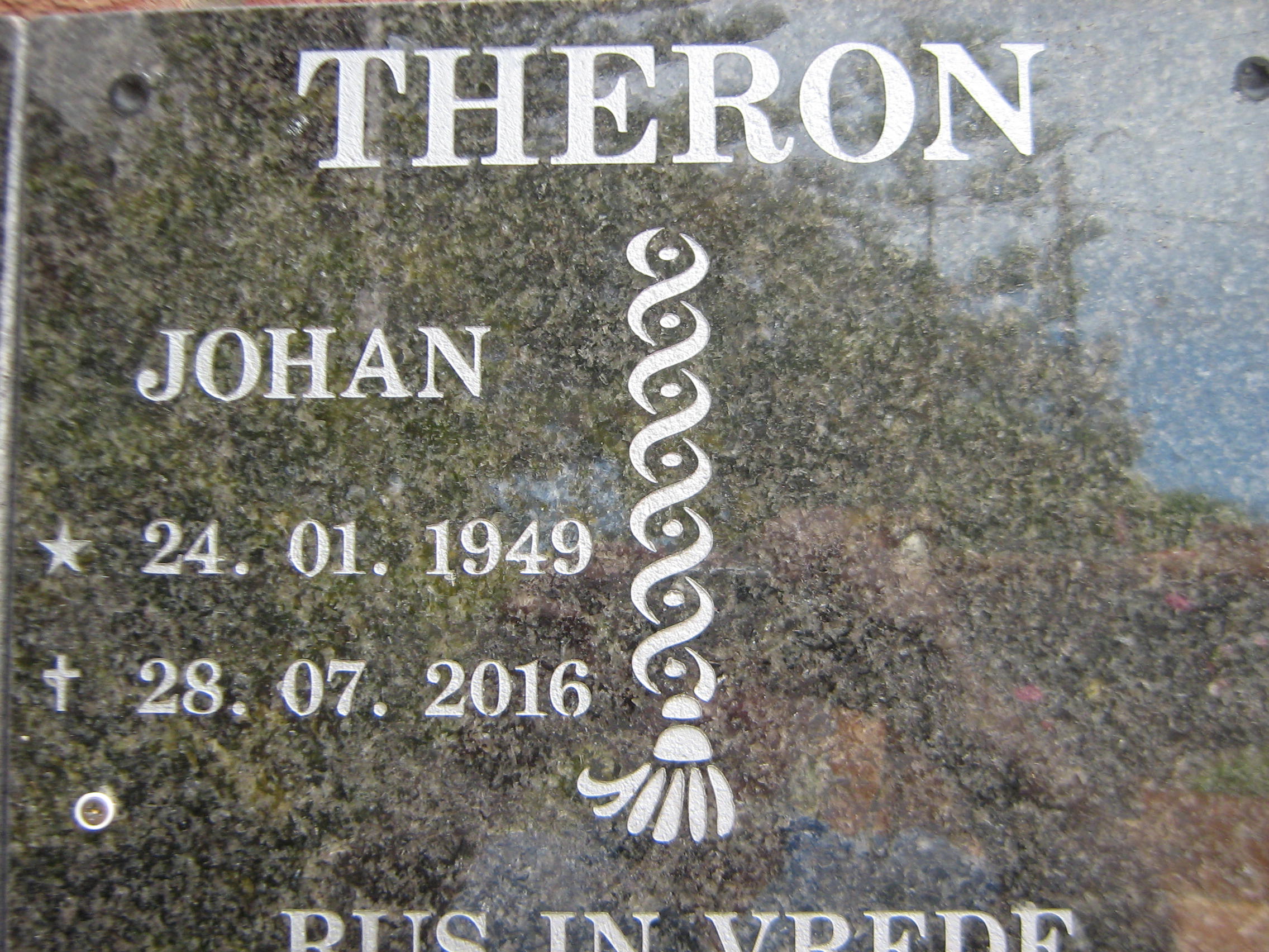 THERON Johan 1949-2016