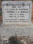 BINGLE Thomas J.C. 1862-1944