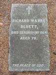 BLUETT Richard Warre  -1954
