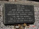 VENTER John William 1897-1948 & Margaretha Susanna VAN DER MERWE 1898-1969