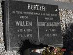 BURGER Willem 1924-1972 & Dorothea 1917-1983