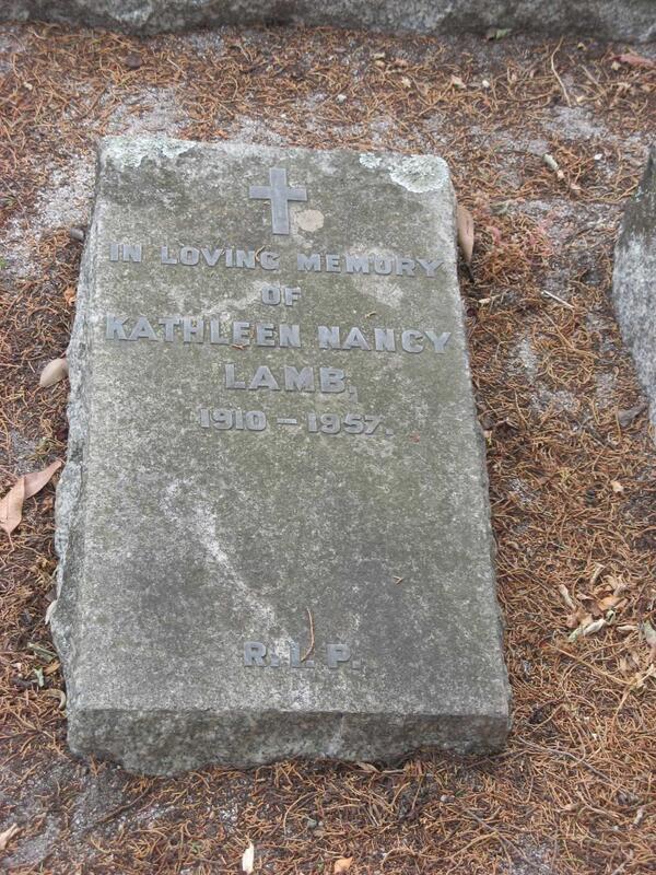 LAMB Kathleen Nancy 1910-1957