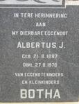 BOTHA Albertus J. 1897-1970