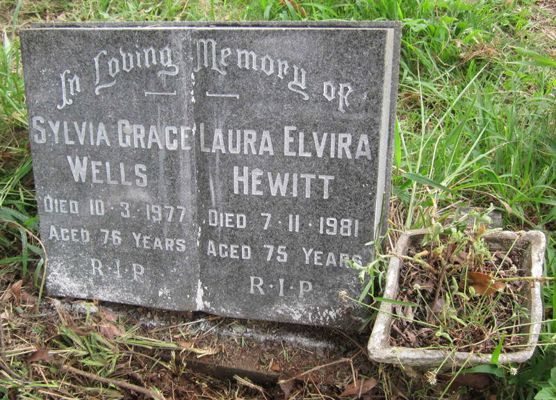WELLS Sylvia Grace -1977 :: HEWITT Laura Elvira -1981