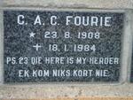 FOURIE C.A.C. 1908-1984
