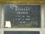 HIBBERT Francis 1911-1986