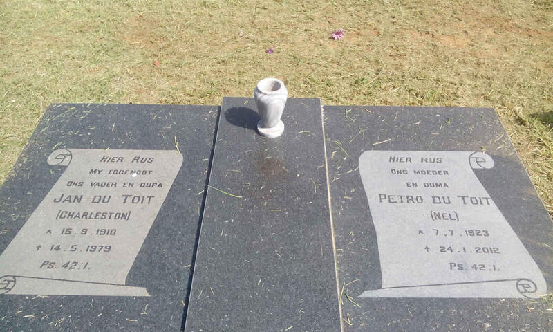 TOIT Jan, du 1910-1979 & Petro 1923-2012