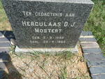 MOSTERT Herculaas D.J. 1899-1964