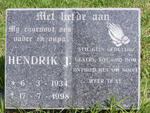 ? Hendrik J. 1934-1998