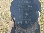 WILSON Mathilda 1969-1969 :: WILSON Hilda 1970-1970