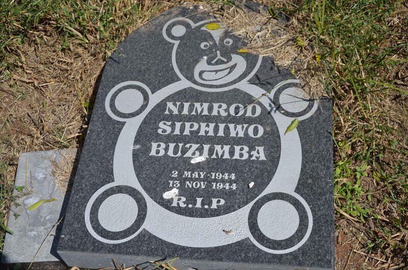BUZIMBA Nimrod Siphiwo 1944-1944