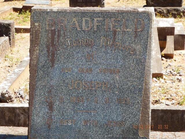 BRADFIELD Joseph 1856-1929