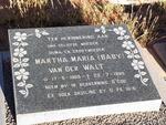 WALT Martha Maria, van der 1905-1995