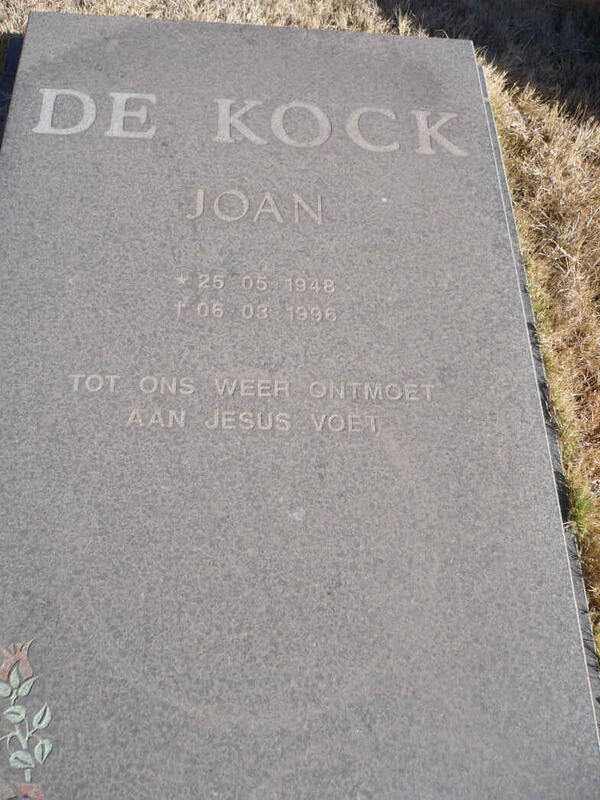 KOCK Joan, de 1948-1996