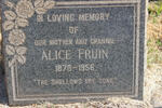 FRUIN Alice 1878-1956