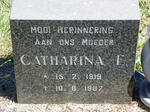 ? Catharina E. 1919-1987