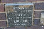 KRUGER Wynand 1927-1998 & KRUGER Corrie 1931-2000