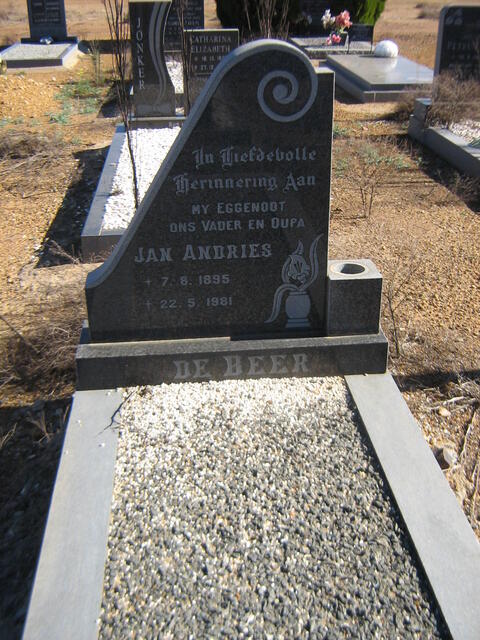 BEER Jan Andries, de 1895-1981